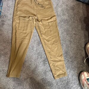 SHEIN Women's Tan Straight Leg Pants